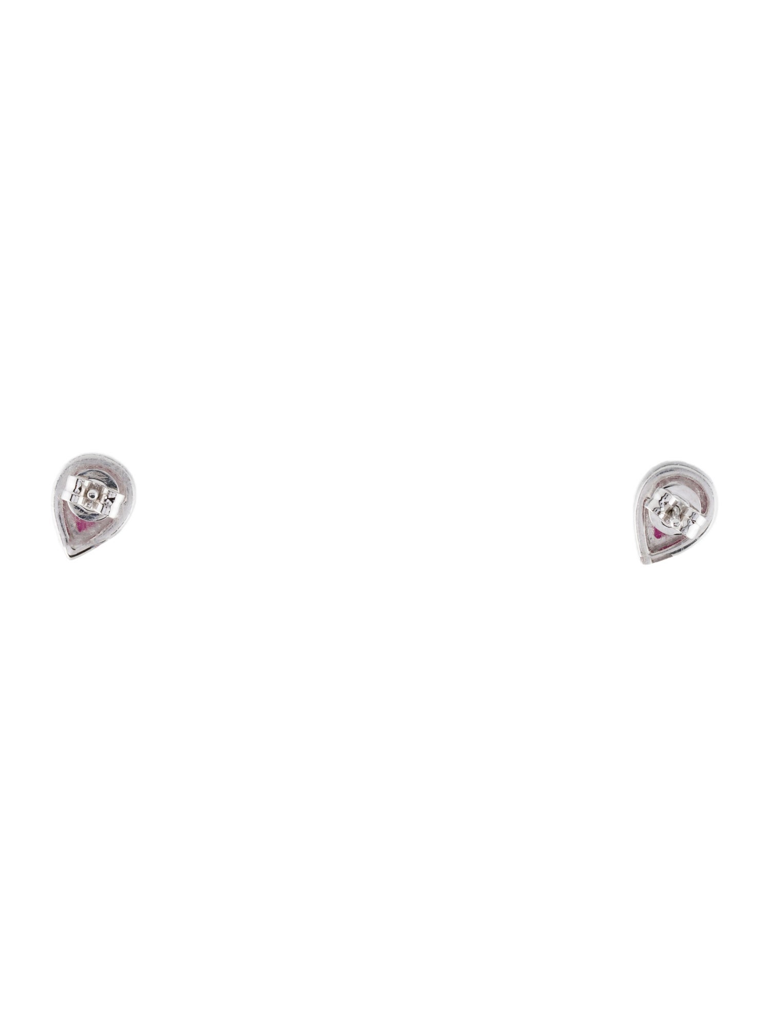 Earrings 14K 1.26ctw Ruby & Diamond Stud Earrings